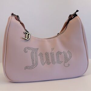 Juicy Couture Obsession Studded Logo Pink Clay Crossbody/Shoulder Retro Bag NWT